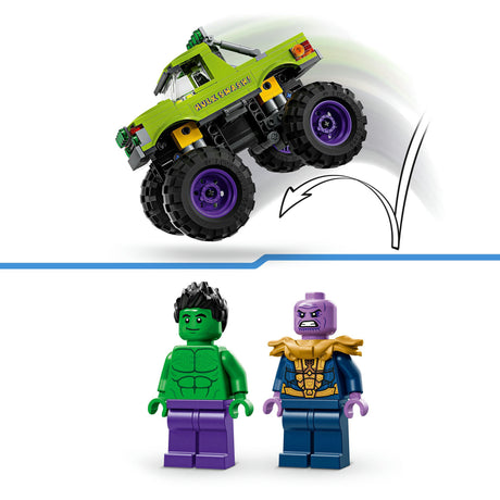 Lego Marvel: Hulk kontra Thanos - zabawki superbohaterskie - 76312