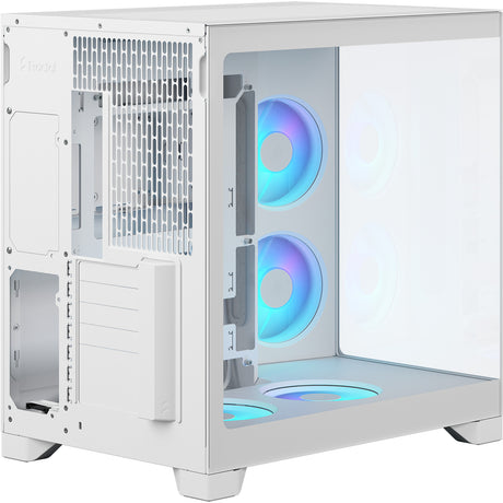 Obudowa Midi Tower Fractal Design Pop 2 Vision RGB (biały | 1x USB-A | 1x USB-C | rgb | szkło hartowane)
