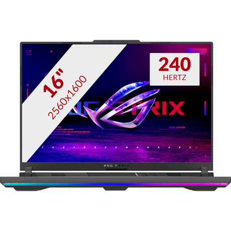 Asus rog strix g16 g614fr-s5252w 16 laptop do gier (szary zielony | r9 9955hx | rtx 5070 ti | 16 GB | 1 TB SSD)