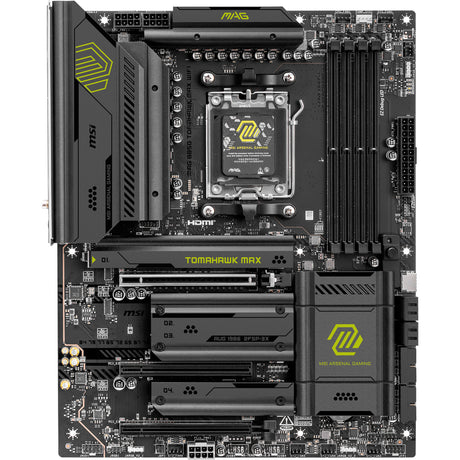 Płyta główna MSI Mag B850 Tomahawk Max WiFi Socket AM5 (RAID, 5 GB-LAN, WiFi 7, BT, dźwięk, ATX)
