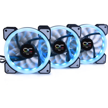 Wentylatory Alphacool eiszyklon aurora lux digital rgb (3 sztuki, 120 x 120 x 25 mm, 3-pinowe złącze wentylatora)