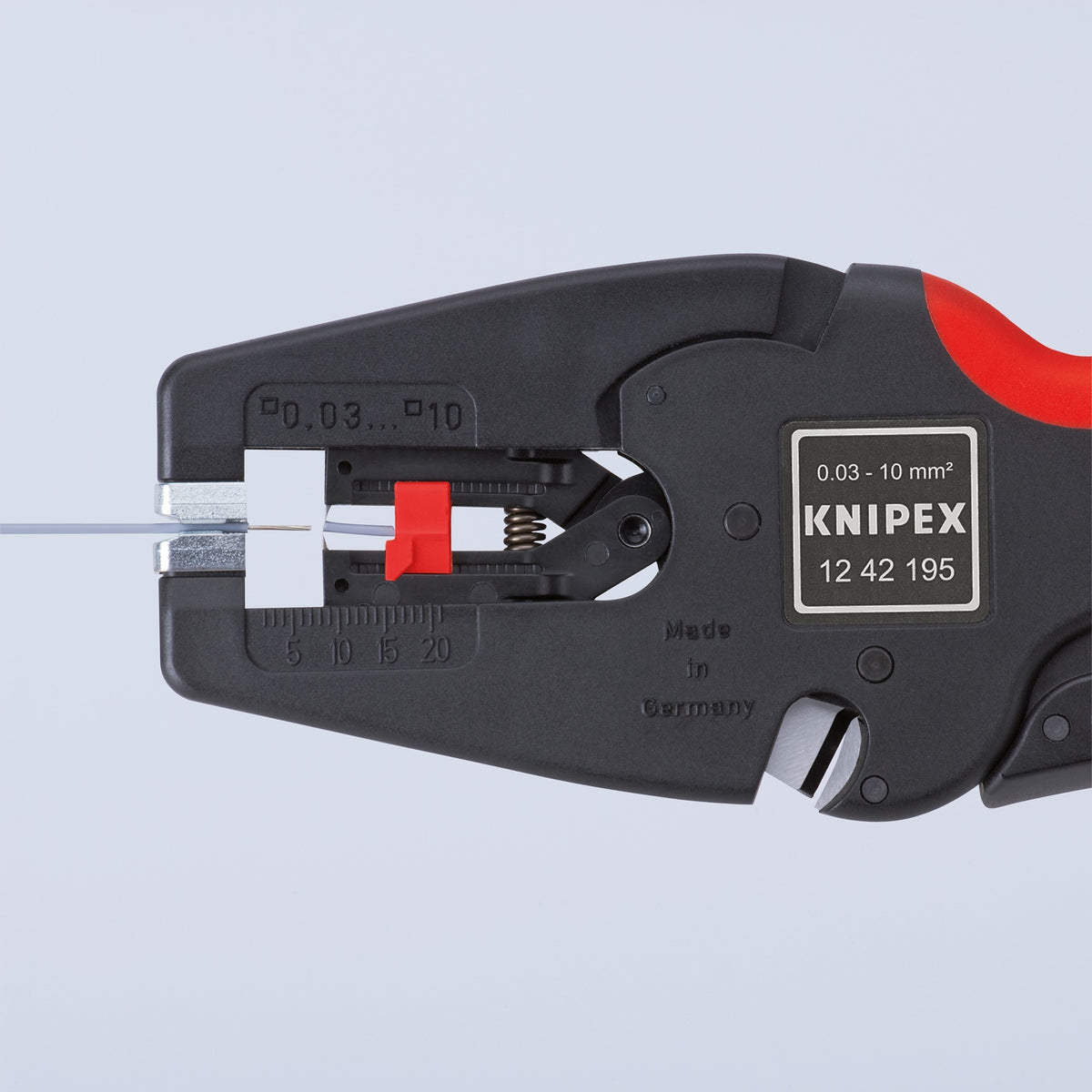 Automatyczne szczypce do ściągania izolacji Knipex multistrip 10 1242195 (czarno-czerwony)