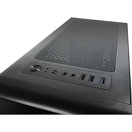 Obudowa midi tower Inter-tech cxc2 (czarna | 3x usb-a | okienko)