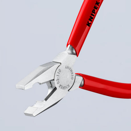 Kombinerki Knipex mini Szczypce uniwersalne (czerwone)