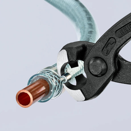 Szczypce do opasek z uchem Knipex 10 99 i220 (czerwone, 220mm)