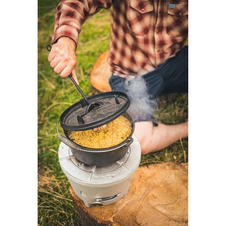 Patelnia do gotowania The Windmill Dutch Oven 4,5 qt (czarna, ø 25,5 cm | 3,8 litra)