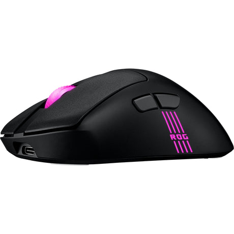 Mysz do gier Asus Rog Keris II Origin (czarna, 42 000 DPI, RGB, USB, 2,4 GHz, Bluetooth)