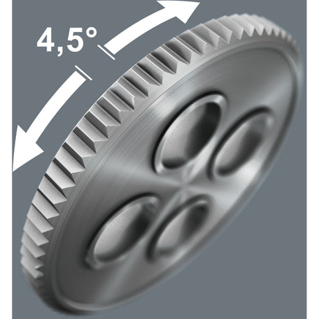 Grzechotka Wera 8010 b Zyklop Comfort (czarno-zielona, z zapadką przełączającą i napędem 3 8)