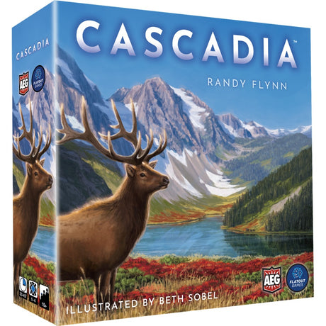 Gra planszowa Asmodee Cascadia (angielski, 1–4 graczy, 30–45 minut, od 10 lat)