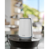 System Netgear Orbi Wi-Fi 6 (rbk852) router siatkowy ax6000 (biały srebrny, 1x router (rbr850), 1x satelita (rbs850), zasięg do 350 m²)