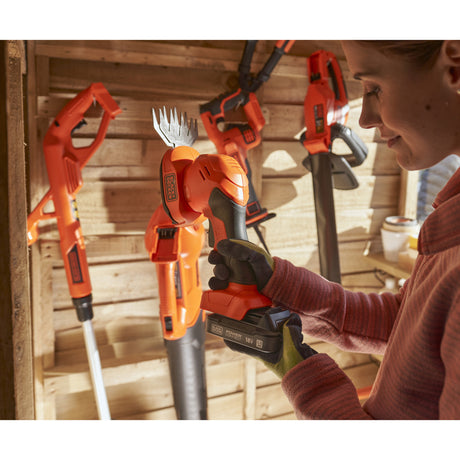 Nożyce do trawy i krzewów Black+decker bcss18b-xj 18 V (bez akumulatora) (pomarańczowo-czarny, akumulator i ładowarka nie wchodzą w skład zestawu)