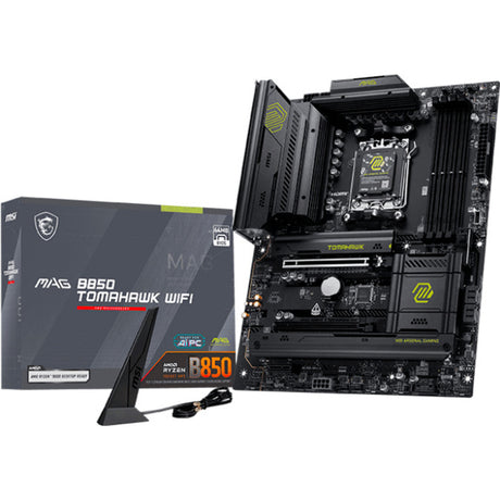 Płyta główna MSI Mag B850 Tomahawk WiFi Socket AM5 (RAID, 5 GB-LAN, WiFi 7, BT, dźwięk, ATX)