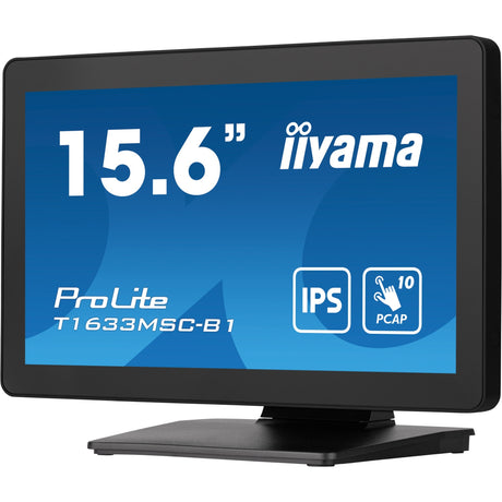 Monitor Iiyama prolite t1633msc-b1 15.6 z ekranem dotykowym (czarny, HDMI, Display Port, 2x USB-A)