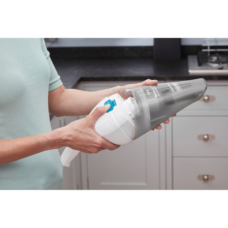 Black+decker nvc115jlew-qw 3.6v 1.5ah kruimeldief handstofzuiger (wit, incl. jack-plug lader)
