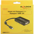 Delock adapter mini displayport > displayport hdmi dvi (czarny, 0,16 m)