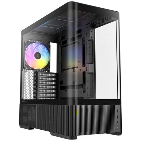 Obudowa midi tower Antec c6 curve argb (czarna | 2x USB-A | 1x USB-C | szkło hartowane)