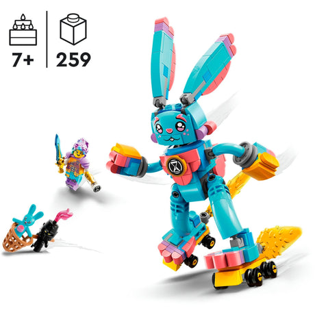 Lego dreamzzz - zabawka konstrukcyjna-królik izzie i bukietu (71453)
