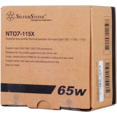 Chłodnica procesora Silverstone Nitrogon NT07-115x (połączenie PWM, ultra niski profil)