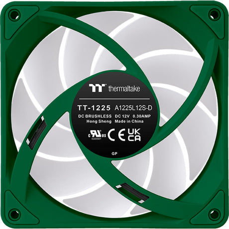 Thermaltake ct120 ex argb Sync wentylator chłodzący do komputera wyścigi zielony (zestaw 3 wentylatorów) wentylatory do obudowy (zielony, 3 sztuki, 120 x 120 x 25 mm, pwm)