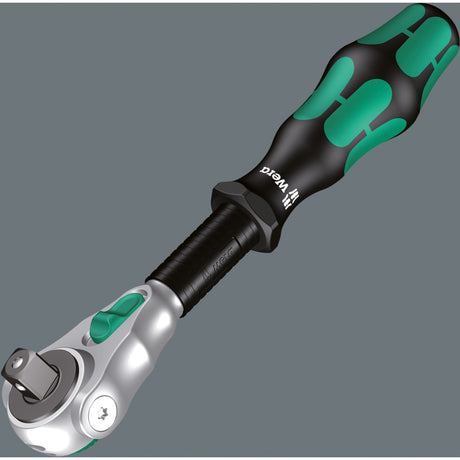 Zestaw grzechotek Zyklop Speed Wera 8100 SA, 42-częściowy zestaw narzędzi (czarno-zielony, napęd 1 4, z funkcją przytrzymywania, metryczny)