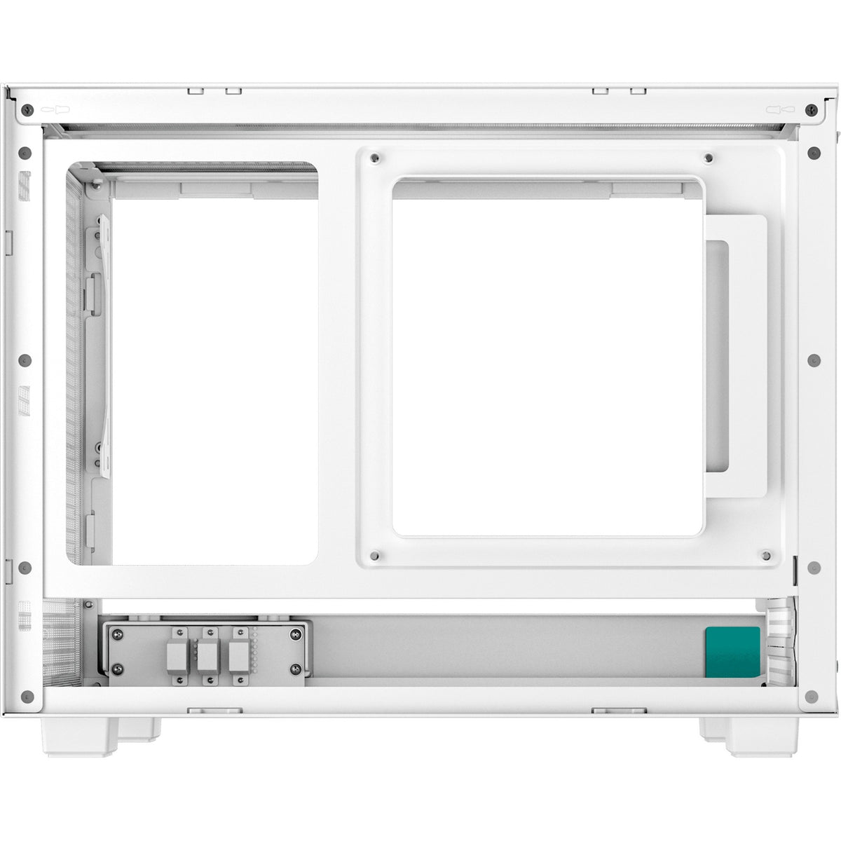 Obudowa mini tower Deepcool ch160 (biała | 2x USB-A | 1x USB-C | szkło hartowane)