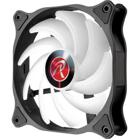 Wentylatory Raijintek eos 12 rbw add-2 rgb (czarne, 2 sztuki, 120 x 120 x 25 mm, pwm)