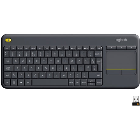 Klawiatura Logitech K400 plus (antracyt, układ UE (QWERTY))