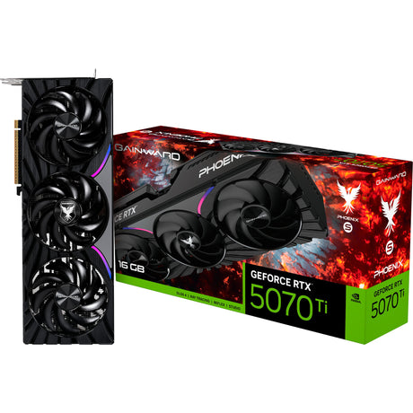 Karta graficzna Gainward GeForce RTX 5070 Ti Phoenix-S (DLSS 4, 3x Display Port, 1x HDMI 2.1)