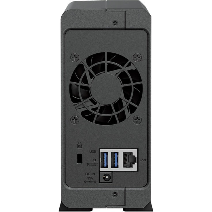 Stacja dyskowa Synology ds124 nas (czarna, USB-A 3.2 (5 GBit s))