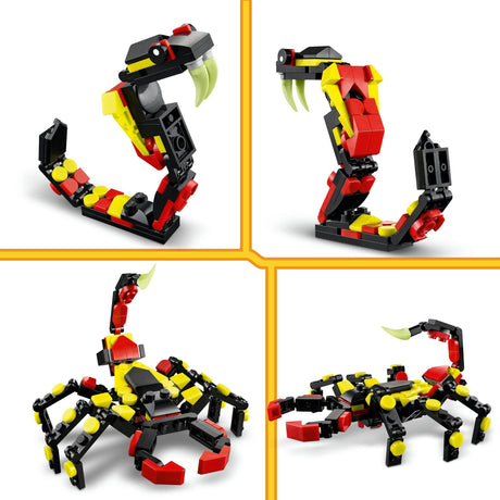 Lego Creator 3w1 dzikie zwierzęta: ekscytujący pająk - 31159