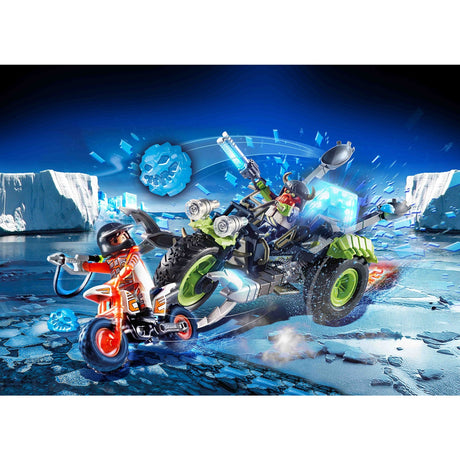 Playmobil Top Agents - Zabawka konstrukcyjna Arctic Rebels Snow Trike (70232)