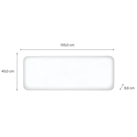 Grzejnik panelowy Wi-Fi ze stali młynowej pa1300wifi4, konwektor 1300 W (biały, Wi-Fi 2,4 GHz (WiFi 6), Bluetooth 5.2, Zigbee 3.0 + aplikacja)