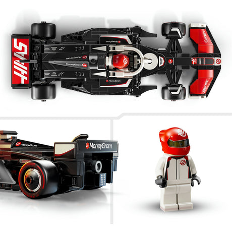 Zestaw klocków LEGO Speed Champions Moneygram Hare F1 Team VF-24 - 77250