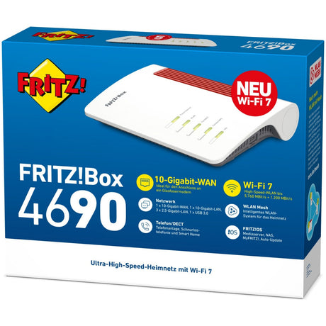 Fritz! router międzynarodowy box 4690 edycja (biały czerwony)