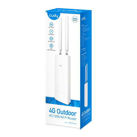 Cudy indoor outdoor router Wi-Fi 4G ac1200 (biały)
