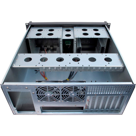 Obudowa rack Inter-tech 4u-4098-s (czarna | 2x USB-A)