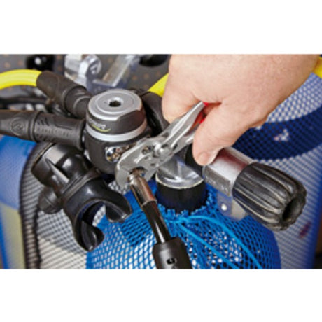 Seria Knipex 86 03 150 - szczypce nastawne - 150mm - szczęki płaskie - ergonomiczny uchwyt