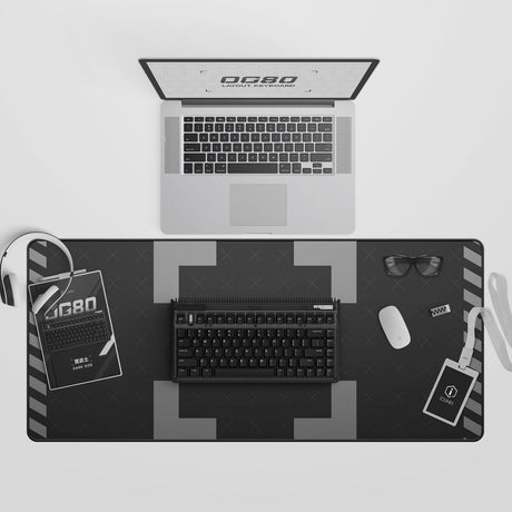Bezprzewodowa klawiatura mechaniczna Iqunix og80 ciemna strona (czarna, układ amerykański (qwerty), gateron czerwony, 80% (tkl), diody rgb, możliwość wymiany podczas pracy, pbt, 2,4 GHz | bluetooth 5.1 | usb-c)