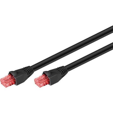 Kabel sieciowy Goobay kat.6 (czarny, 15 metrów, u utp, outdoor)