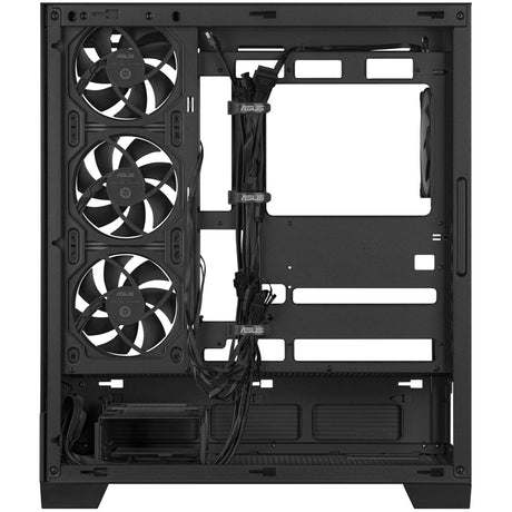 Obudowa midi tower Asus a31 plus (czarna | 2x USB-A | 2x USB-C | szkło hartowane)