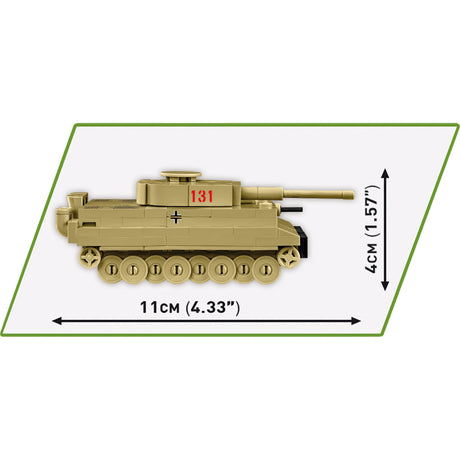Zabawka konstrukcyjna Cobi Tiger i 131 (skala 1:72)