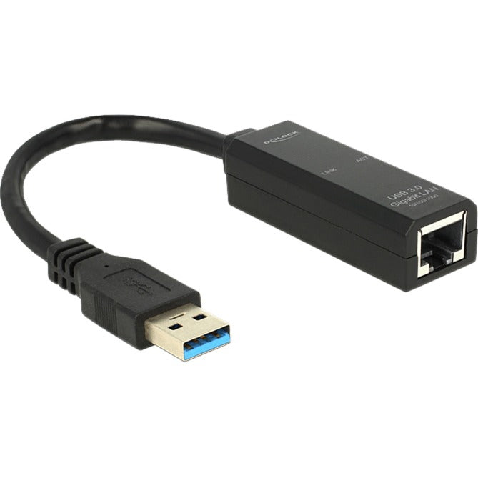 Delock adapter USB 3.0 > gigabit LAN (czarny, 62616)