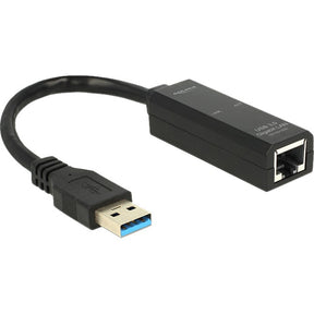 Delock adapter USB 3.0 > gigabit LAN (czarny, 62616)
