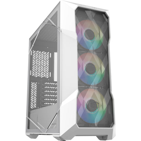 Obudowa Midi Tower Cooler Master Masterbox TD500 Mesh V2 (biała | 2x USB-A | 1x USB-C | RGB | Szkło hartowane)