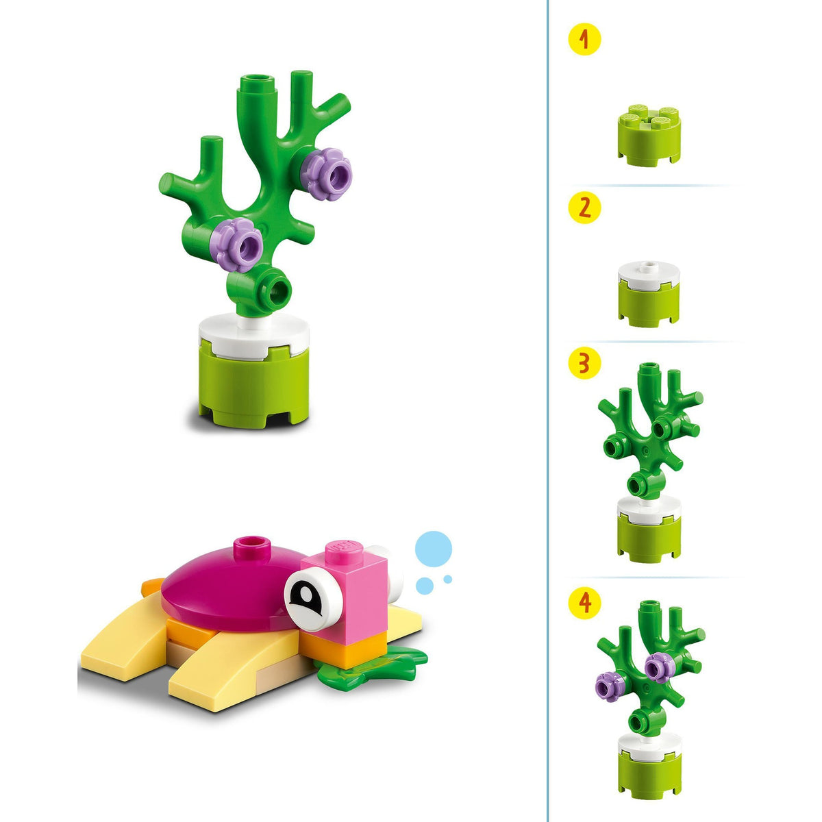 Lego Classic — kreatywne zabawki konstrukcyjne do zabawy w morzu (11018)