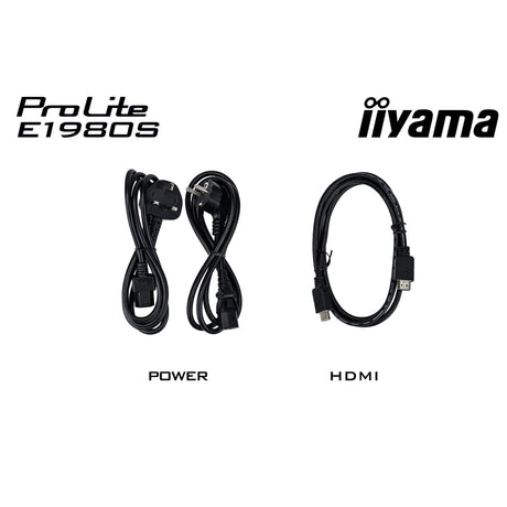 Monitor Iiyama prolite e1980s-b1 19 (czarny, hdmi, display port)
