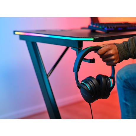 Biurko do gier Trust GXT 709 Luminus RGB (czarne)