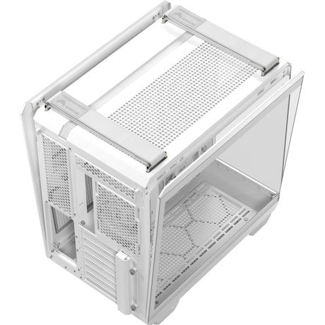 Obudowa midi tower Asus tuf gaming gt502 horyzoncie argb (biała | 3x usb-a | 1x usb-c | szkło hartowane)