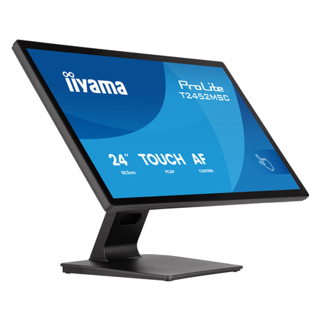 Monitor Iiyama prolite t2452msc-b2 24 z ekranem dotykowym (czarny, hdmi, displayport, usb, audio, dotykowy, 120hz)