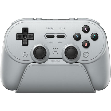 Gamepad Bluetooth 8bitdo pro 3 (szary czarny, przełącznik 1 2, PC, Android, 2,4 GHz Bluetooth USB)